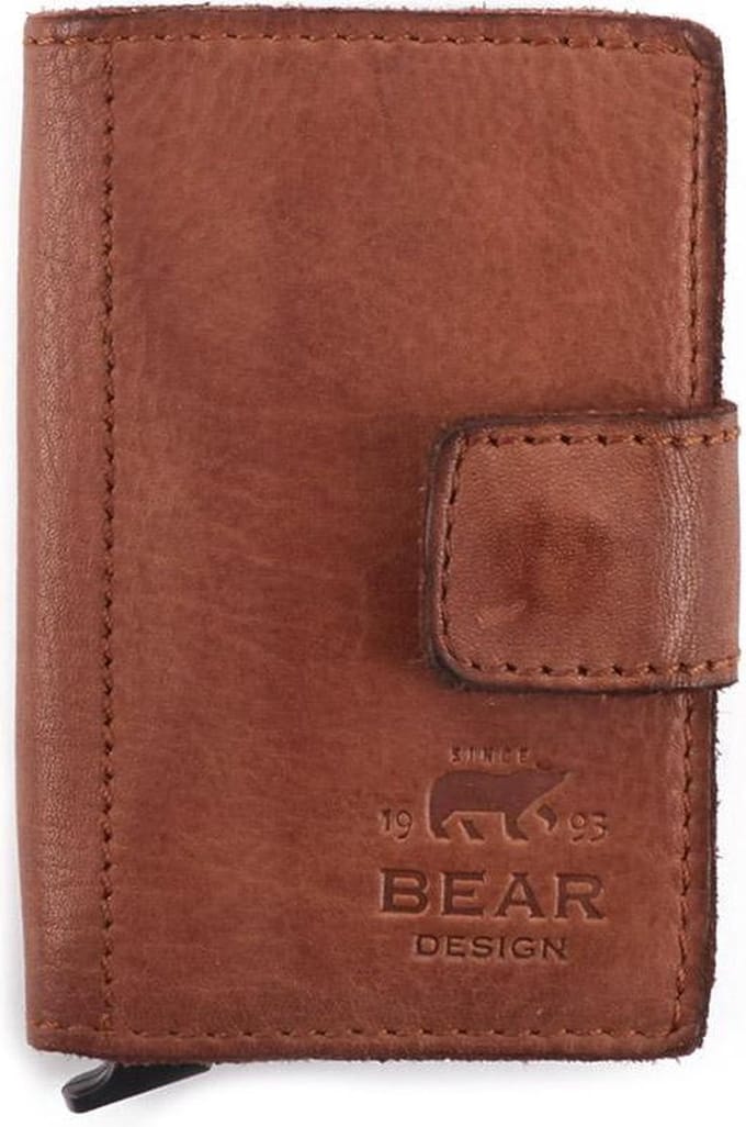 Bear Design Creditkaarthouder CL 15254 - Cognac