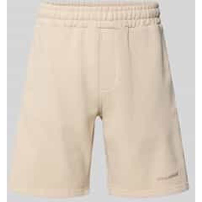 regular fit sweatshorts met gestikt logo
