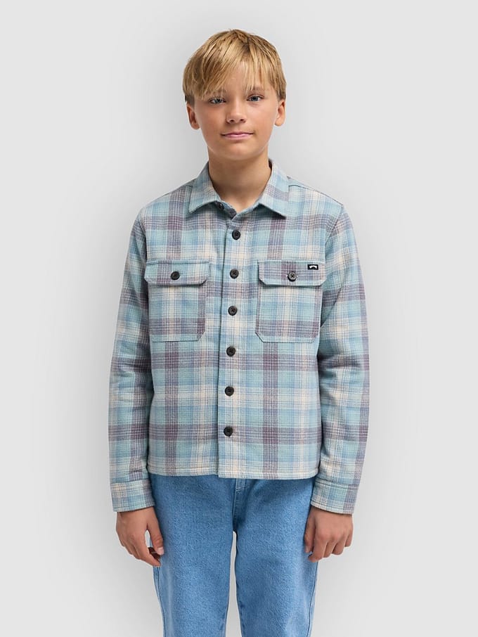 Billabong Offshore Lined Overshirt Kids Longsleeve T-S blauw