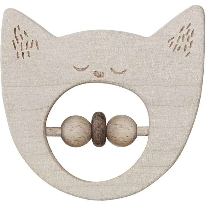 Rammelaar Wooden Story Yawning Cat