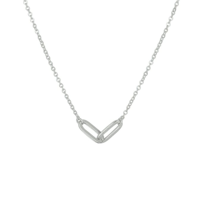 Zilver Gerhodineerde Collier 1 1332305