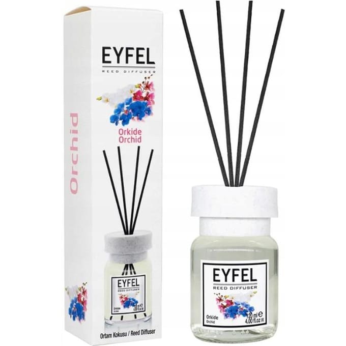 EYFEL - REED DIFFUSER - GEURSTOKJES - HUISPARFUM -ORCHID - 120ML