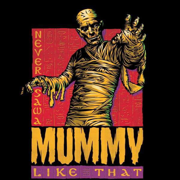 Universal Monsters The Mummy Retro Trui - Zwart - S