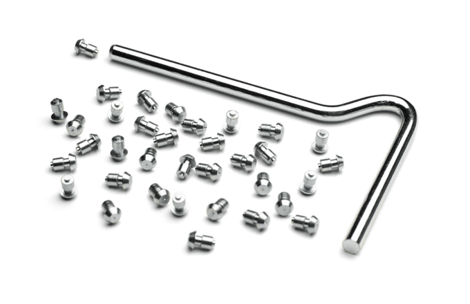 Noppen/spikes voor functional zaaglaars