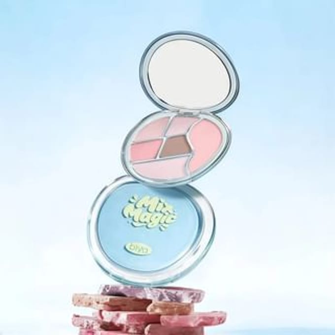 biya  - Sweet And Playful All In One Eyeshadow Palette - 2 Types 101# Dizzy Pink Mist - 11.5g