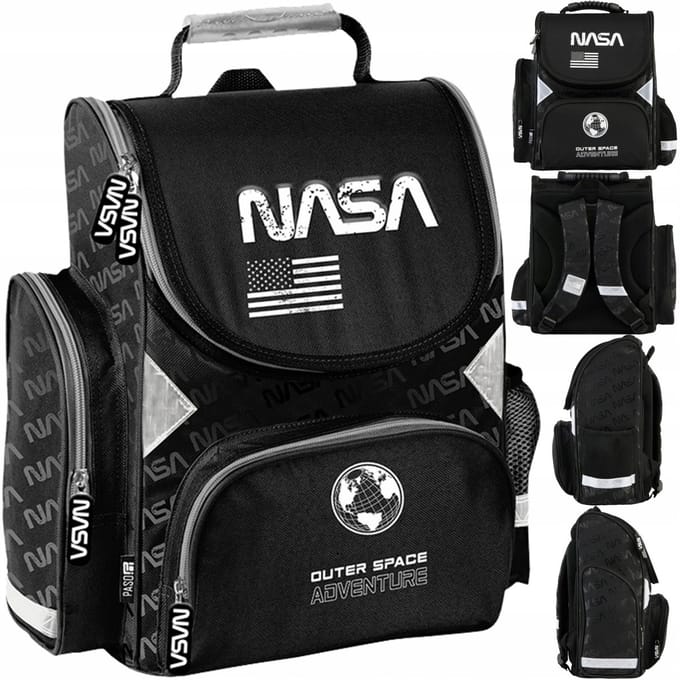NASA Schooltas Jongens Basis School Ruimte Zwart Paso