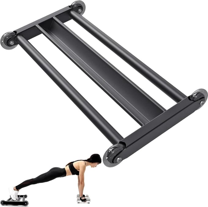 Multifunctionele Hamstring Roller met Soepele Wielen voor Hamstring Curls en Core Training, Ideaal voor Thuis Fitness en Krachttraining
