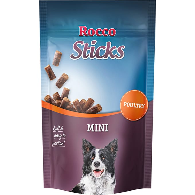 100g Rocco Sticks Mini Met Gevogelte Hondensnacks