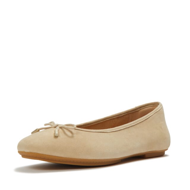 FitFlop Delicato bow suede ballet flats