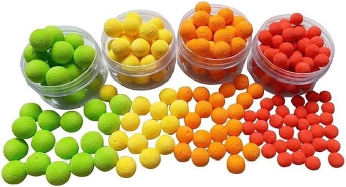 Drijvend Kunstaas - Geurparels - Karpervissen - Hoog Drijfvermogen - 8 mm - Oranje