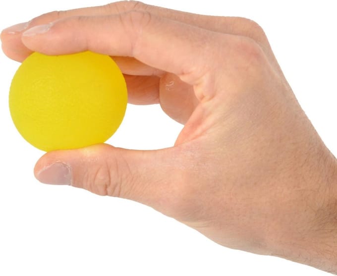 Knijpbal gel Extra Licht - Geel | Handtrainer | Stressbal | MoVeS