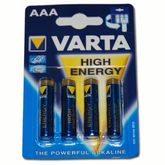 Varta batterijen AAA-cell