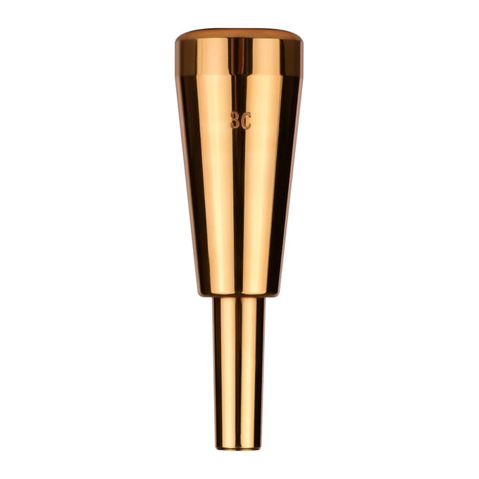 3C Trompet Mondstuk Verdikt Zwaarder Mondstuk Instrument Accessoire voor Standaard Trompetten goud