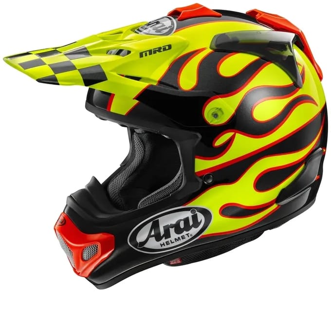 Motorhelm Arai MX-V EVO - Flame