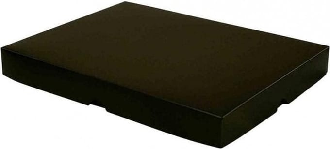 Giftbox brievenbusdoos formaat 32x23x2,5 cm ZWART (10 stuks)