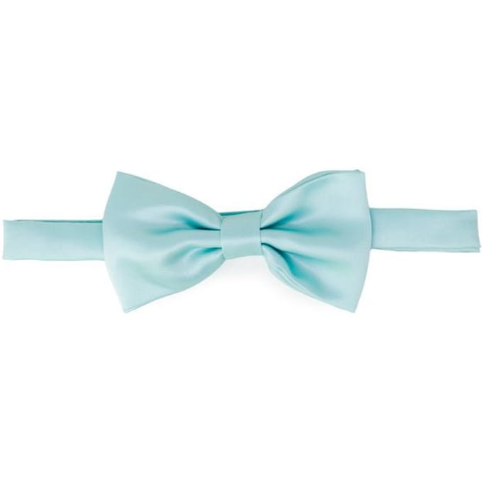 Punto Sella Cravatte Turquoise Zijde Vlinderdas
