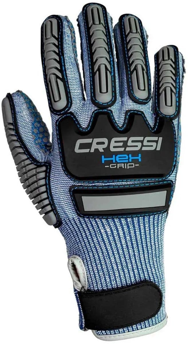 Cressi Hex Grip 3 Mm Handschoenen Blauw XS