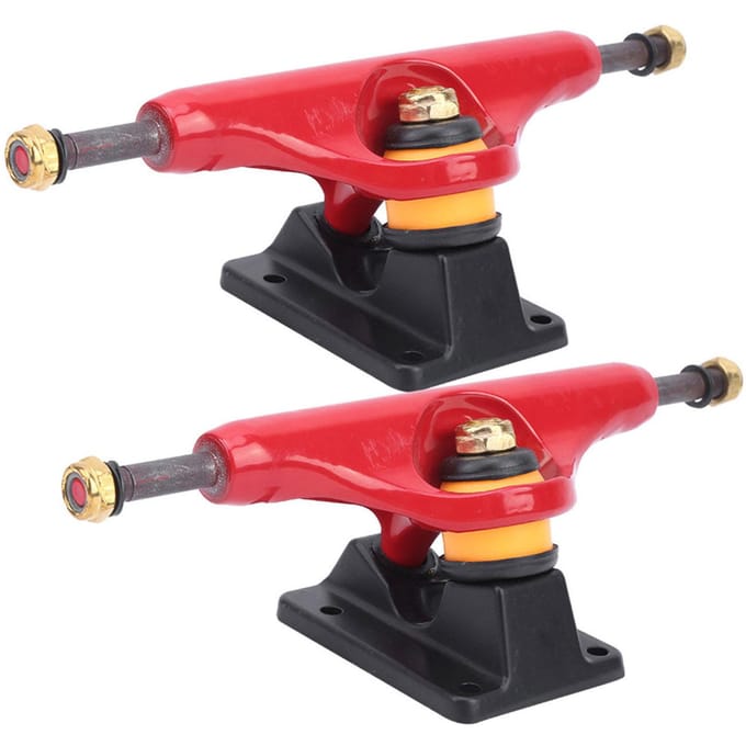 2-delige Set Professionele Esdoorn Skateboard Beugel Longboard Stand Buiten Sport Accessoire Rood rood
