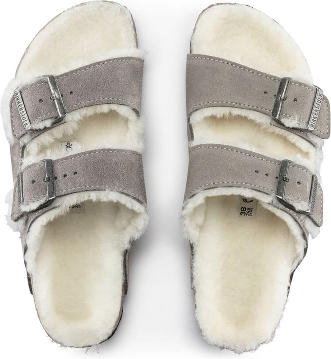 Birkenstock - Arizona VL Shearling Stone Coin - Regular - Maat 43