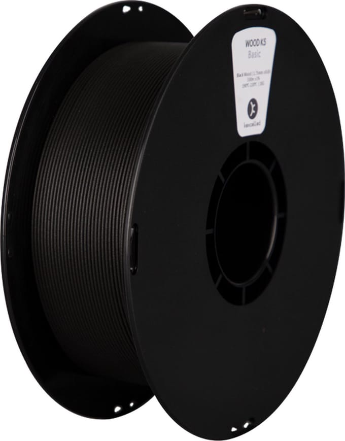 Kexcelled PLA Zwart Hout/Black Wood 1.75mm 1kg 3D Printer filament
