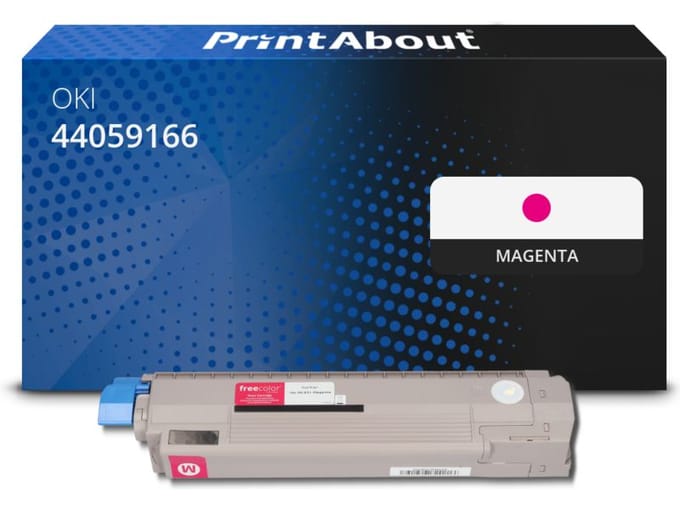 PrintAbout huismerk Toner 44059166 Magenta Geschikt voor OKI