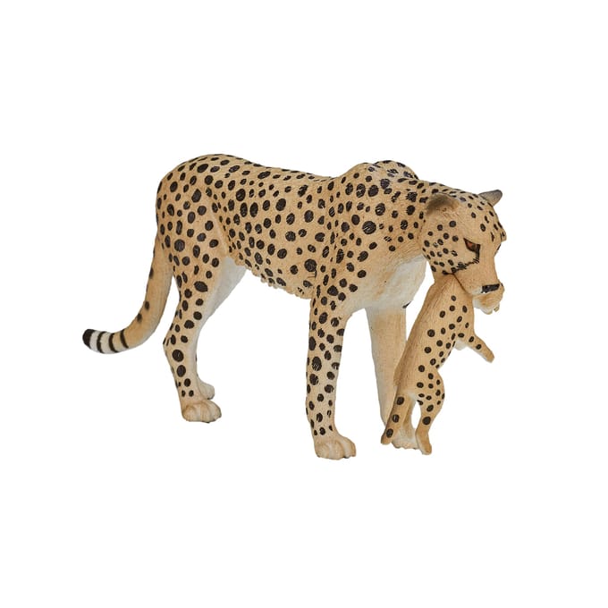 Mojo - Wildlife Cheetah Female with Cub - 387167
