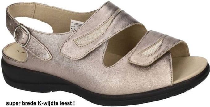 Solidus -Dames - brons - sandalen - maat 40.5