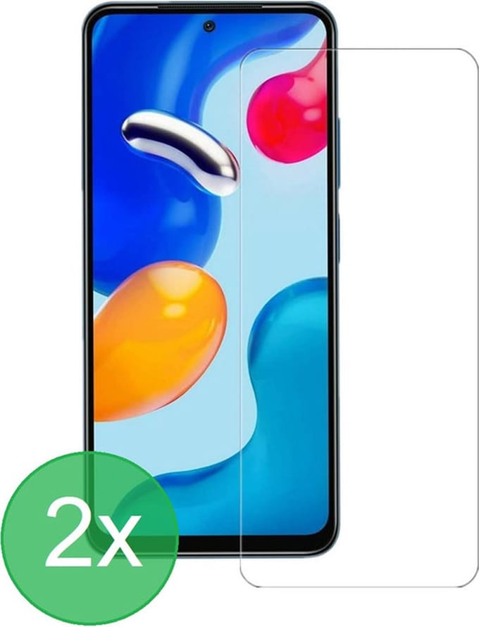 Screenprotector 2x Geschikt voor: Xiaomi Redmi Note 11S - screen protector - glas - bescherm - beschermglas - ZT Accessoires