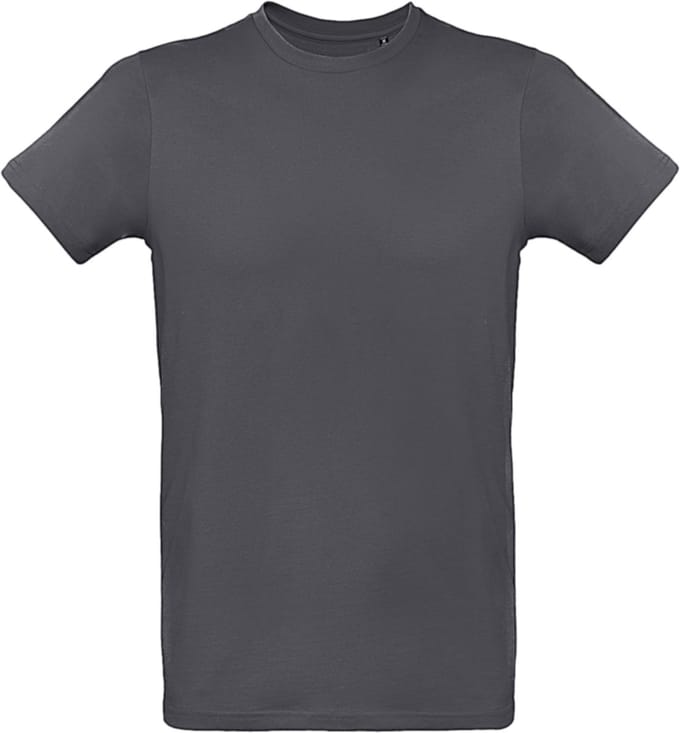 T-shirt met ronde hals 'Organic Inspire Plus'/men Donkergrijs - S