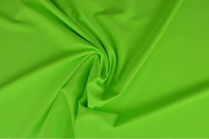 Lycra stof - Neon groen - 1 meter - Per meter - 155cm breed