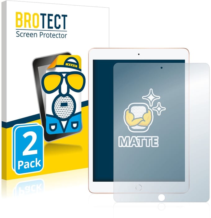 BROTECT - Screenprotector voor Apple iPad WiFi / Cellular 10.2" 2019 - Folie Beschermfolie matte 2 Stuks