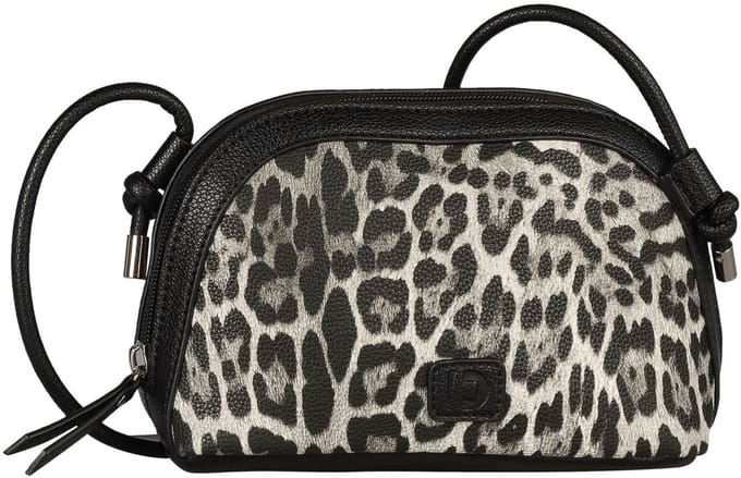 TOM TAILOR schoudertas Madelyn Cross Bag Leo Black veelkleurig