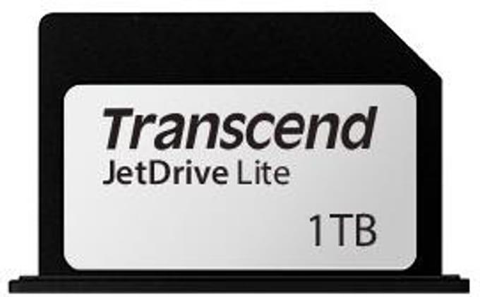 Transcend JetDriveLite 330 Apple uitbreidingskaart 1 TB Schokbestendig, Waterdicht, Stofdicht
