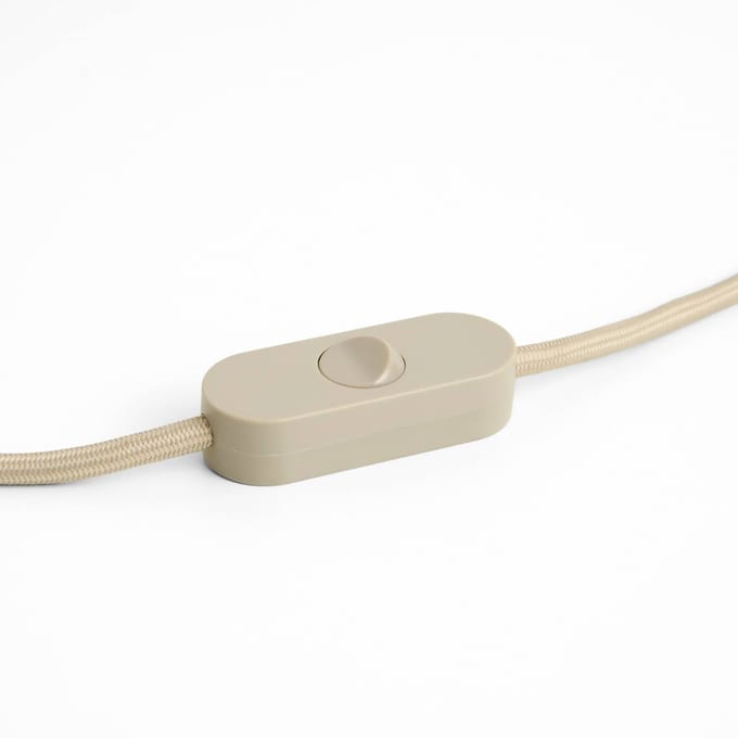 HAY E27-fitting COMMON, beton grijs, stekkersnoer 240 cm