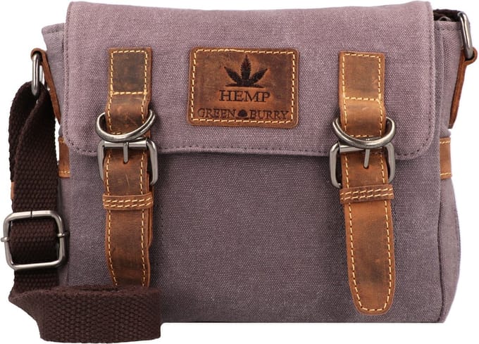 Greenburry Vintage Hennep Schoudertas 22 cm - Jongens - light grey