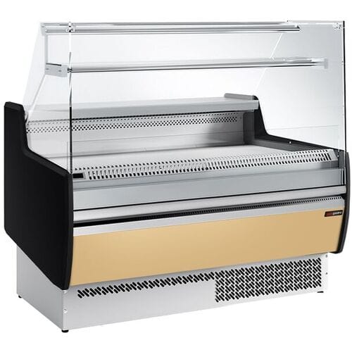 GGM Gastro Kühltheke - 1310mm - 1 Ablage - Frontblende Beige
