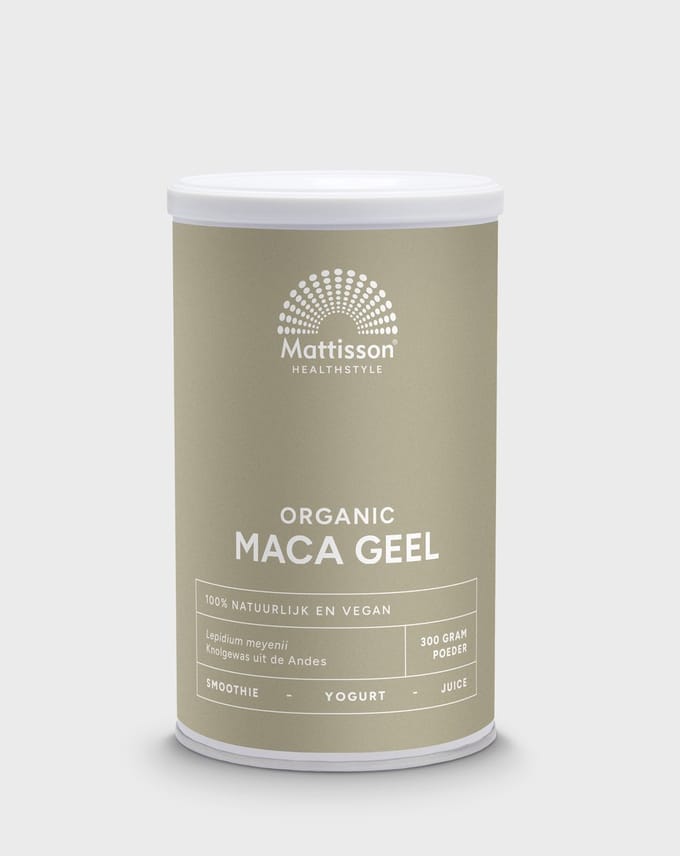 Mattisson - Biologische Maca Poeder - Adaptogeen - 300 Gram