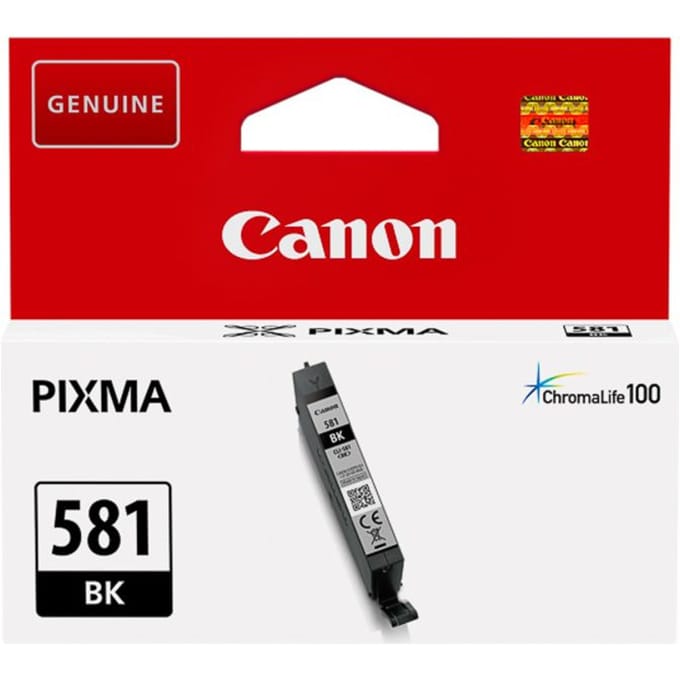 Canon CLI-581BK - Inktcartridge - Origineel - Standaard capaciteit - Zwart