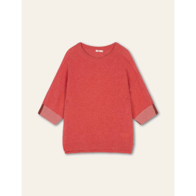 Oilily Kayu Gebreide Top- maatM Hot Roze