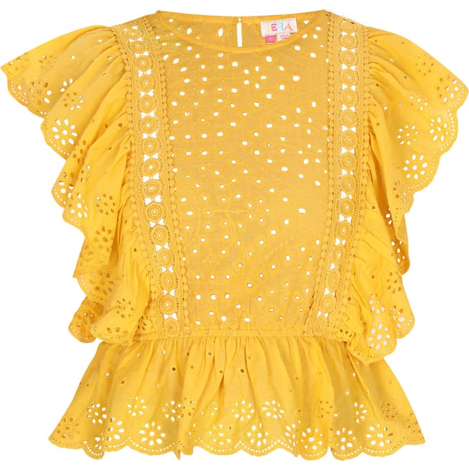 IZIA Blouse Dames geel