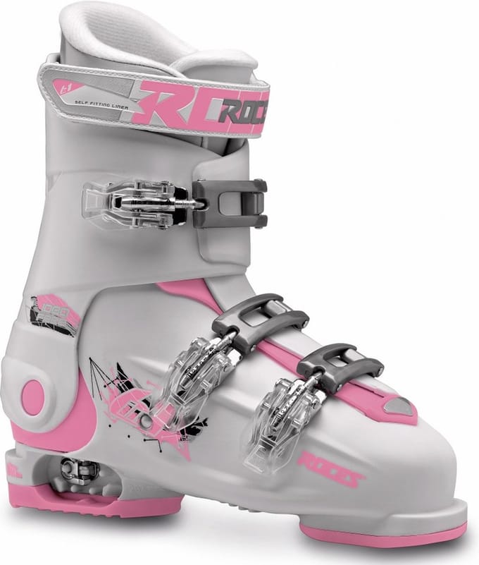 Roces - Idea Free - Skischoenen - 22.5-25.5 (36-40) - Wit - Roze