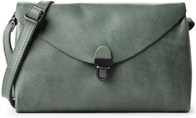 Harold's Fold Schoudertas Leer 20 cm - Dames - lindgruen