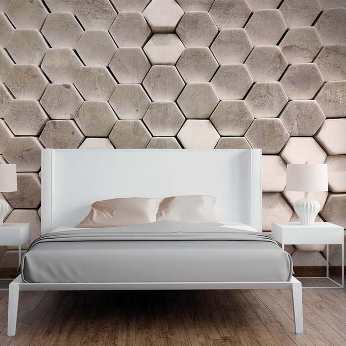 Fotobehang HexagonSurface2 DD118724 A.S. Création Designwalls | Fotobehang
