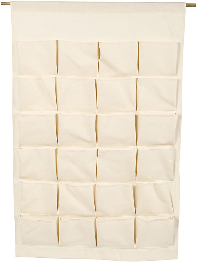 CC Hanging Organiser, H: 93 cm, W: 60 cm, light natural, 1 pc