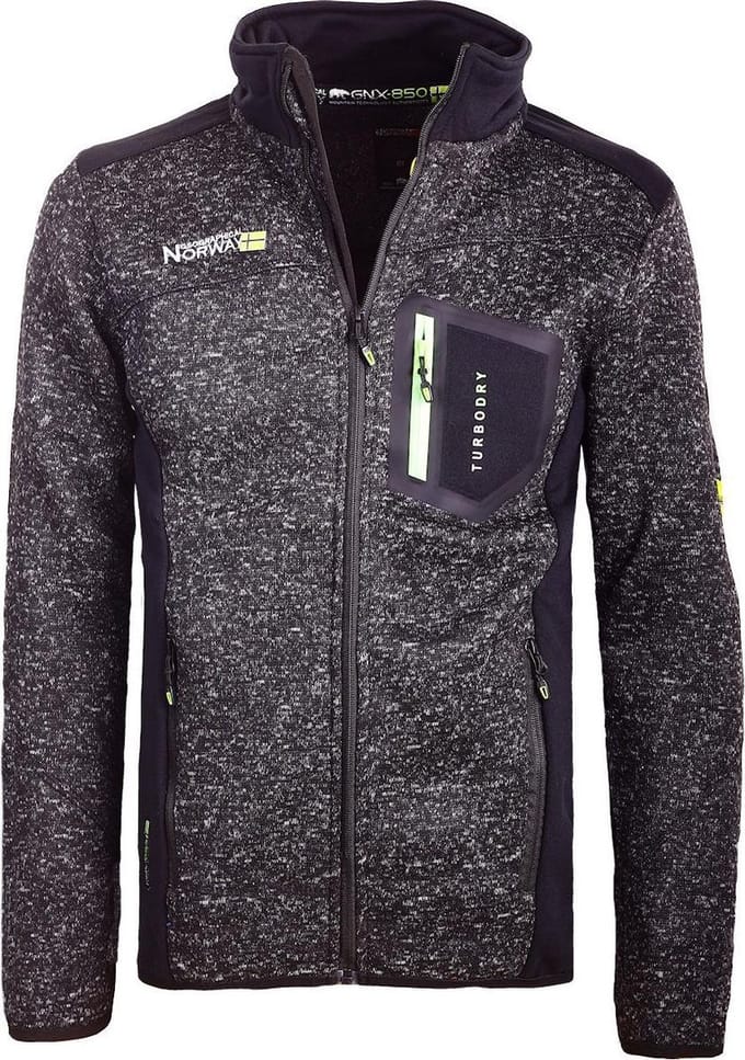 Geographical Norway Fleece Vest Zwart Urval - S