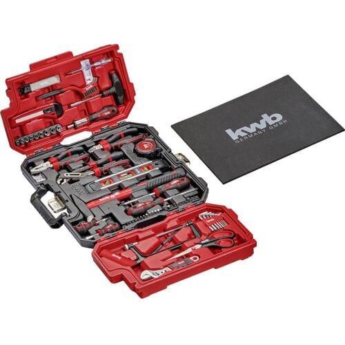 KWB Gereedschapskoffer 70-delig in E-case