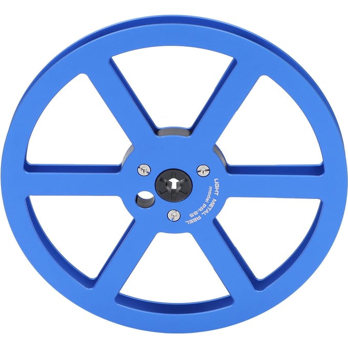 14 7 Inch Lege Bandspoel 6 Gats Aluminiumlegering Open Reel Geluid Opwindspoel Schijf Openingsmachine blauw
