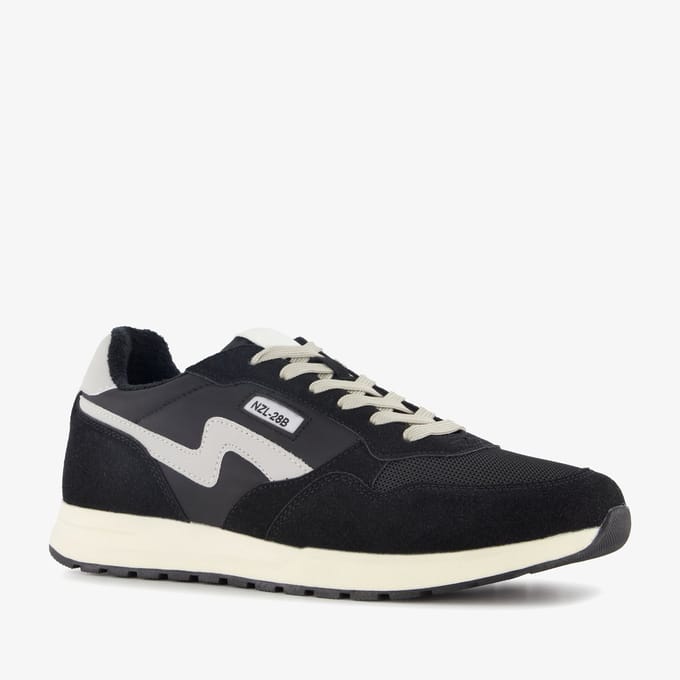 Blue Box heren sneakers zwart wit - Maat 43 - Uitneembare zool