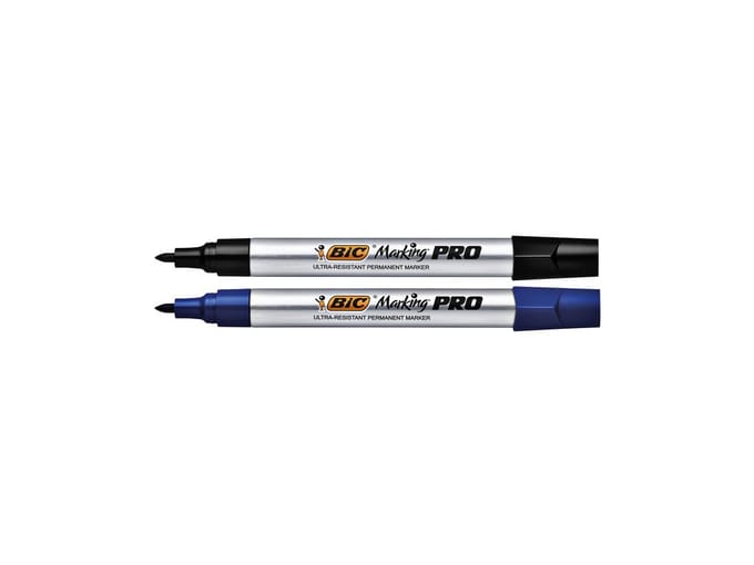 BIC 964800 markeerstift 12 stuk(s) Zwart