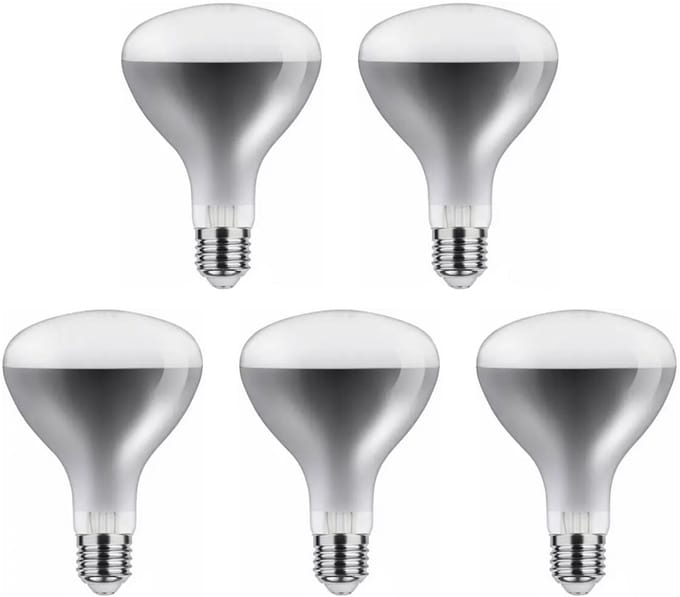 Asalite Infrarood Warmtelamp R125 E27 - 150W - 125mm - Helder Glas - 5 stuks